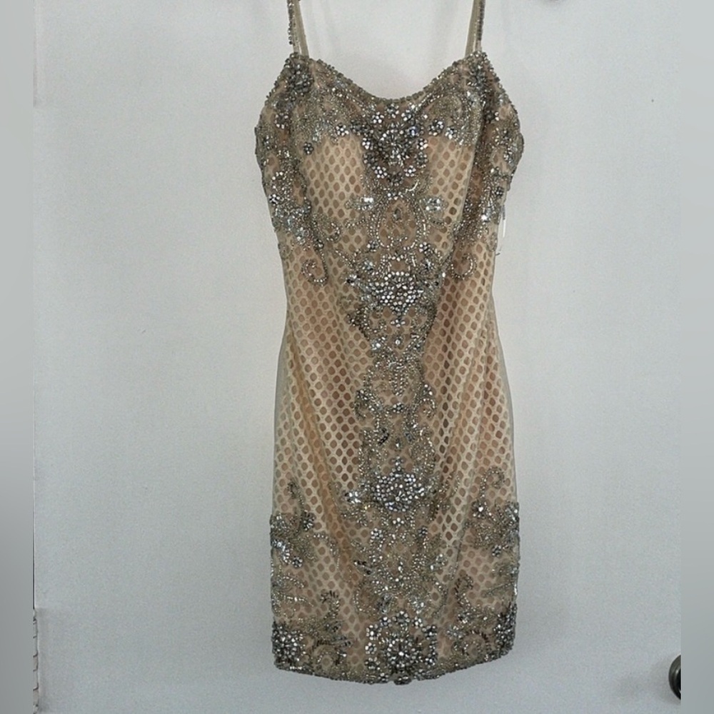 Rhinestone Diamond Beaded Dress